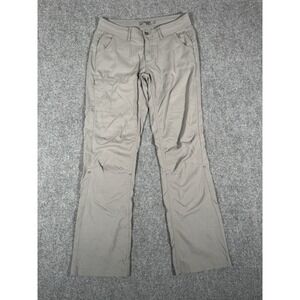 Prana Pants Womens 6 Gray Convertible Roll Up Utility Cargo Outdoor Hiking 32"